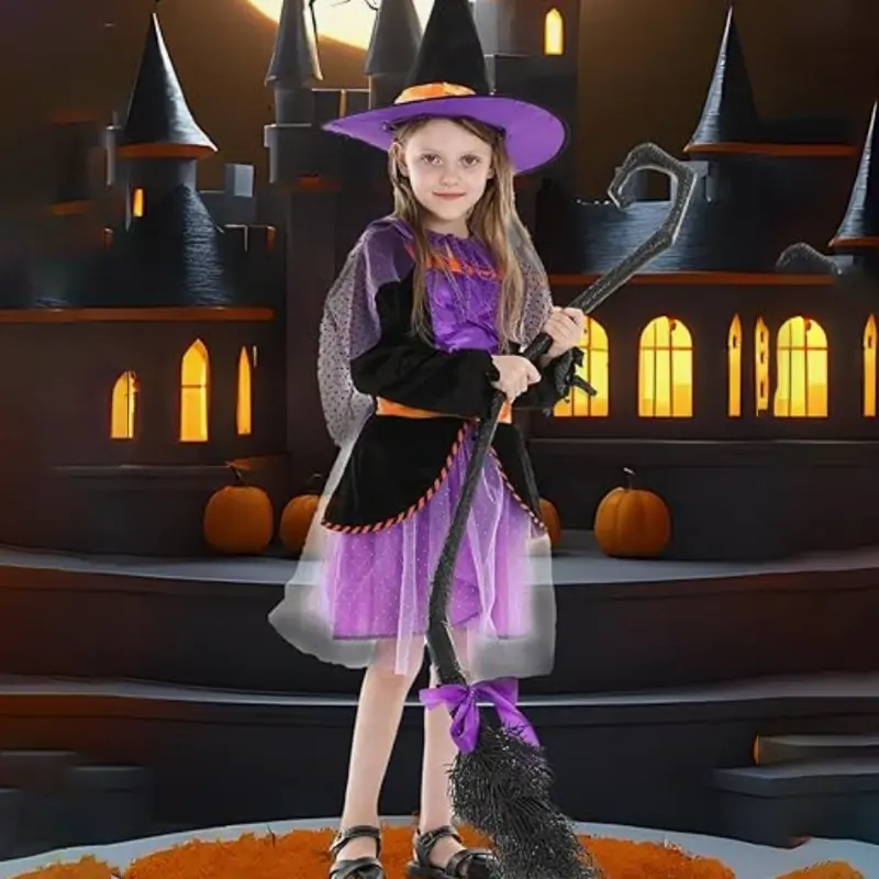 Disfraz de bruja para niño